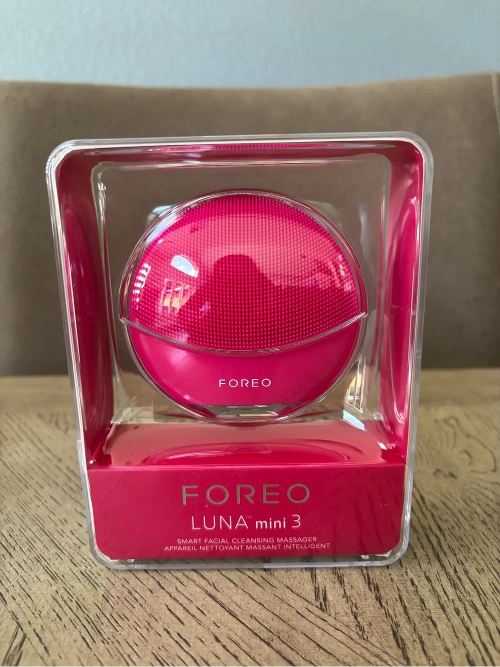 FOREO LUNA Mini 3 Smart Facial Cleansing Massager NIB Pink